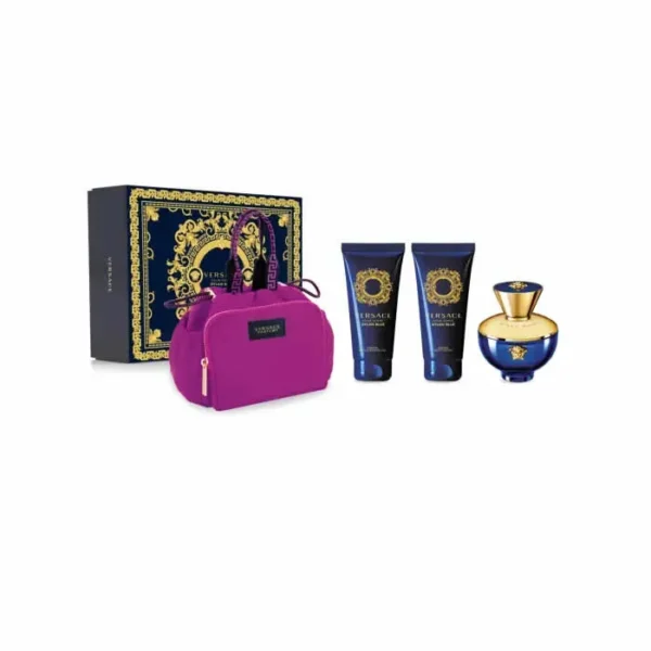 Versace Dylan Blue Pour Femme Eau De Parfum Spray 100ml Set 4 Pieces - Image 2