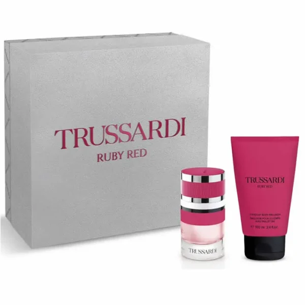Trussardi Ruby Red Eau De Perfume Spray 60ml Set 2 Pieces - Image 2