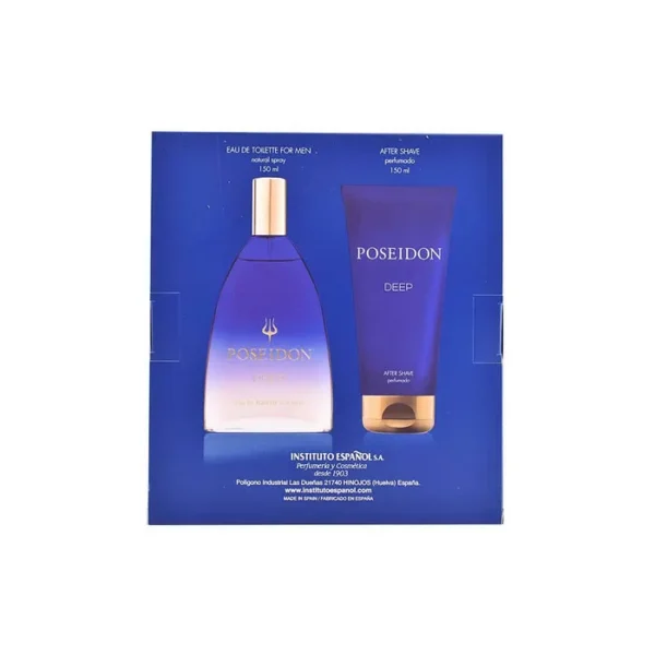 Institito Español Poseidon Deep Eau De Toilette Spray 150ml Set 2 Pieces - Image 2