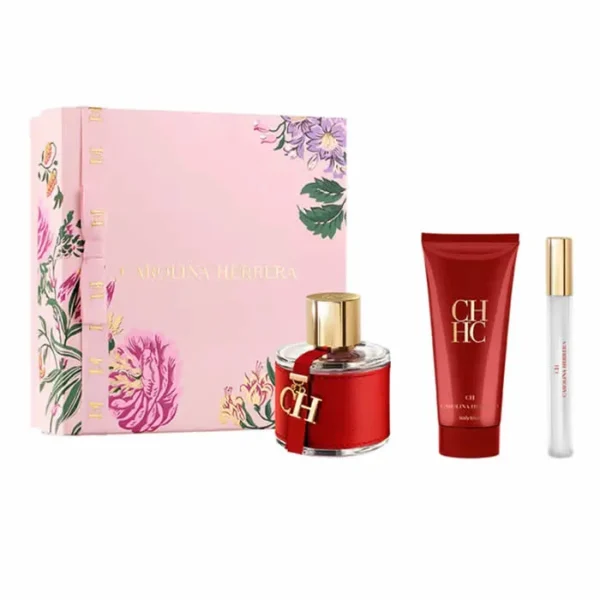 Carolina Herrera Ch Eau De Toilette Spray 100ml Set 3 Pieces - Image 2