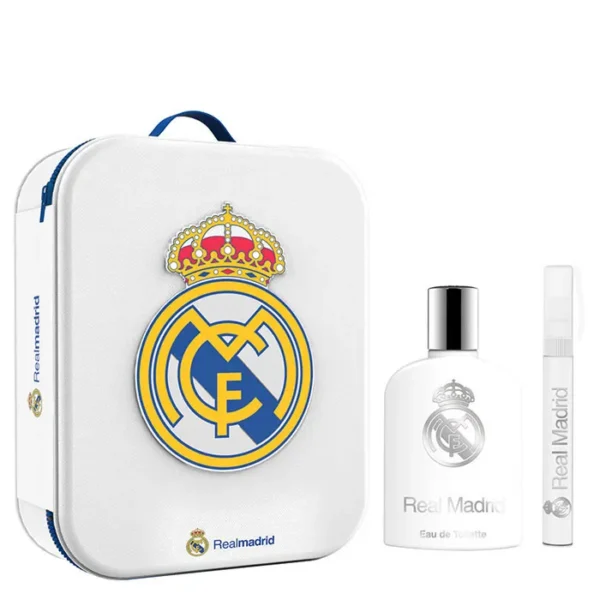 Real Madrid Eau De Toilette Spray 100ml Set 3 Pieces - Image 2
