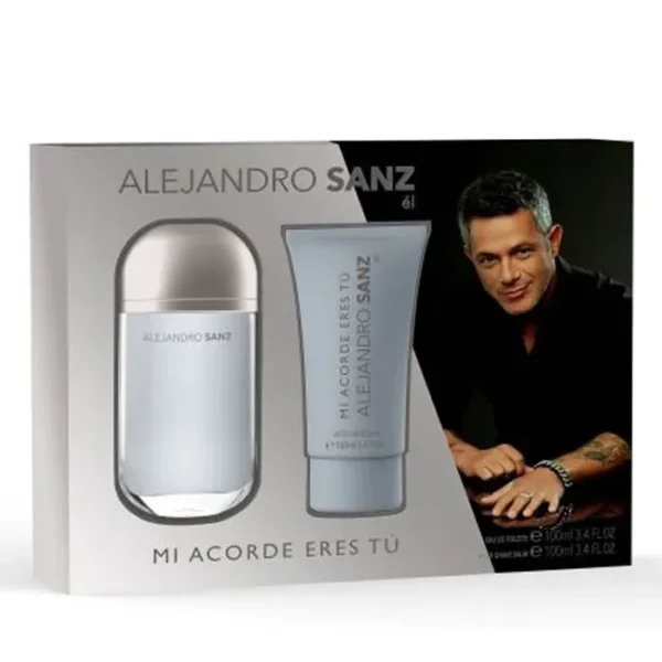 Alejandro Sanz Mi Acorde Eres Tu Eau De Toilette Spray 100ml Set 2 Pieces - Image 2