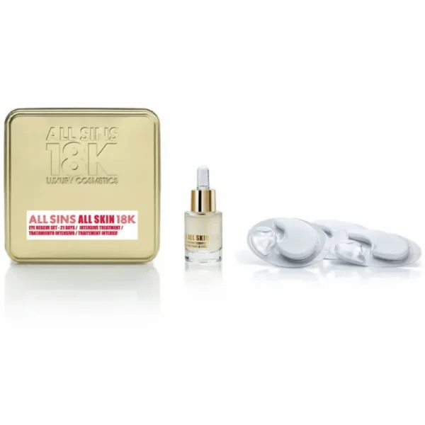 All Sins 18k All Skin Eye Rescue 21 Days Intensive Treatment Set 2 Pieces - Image 2