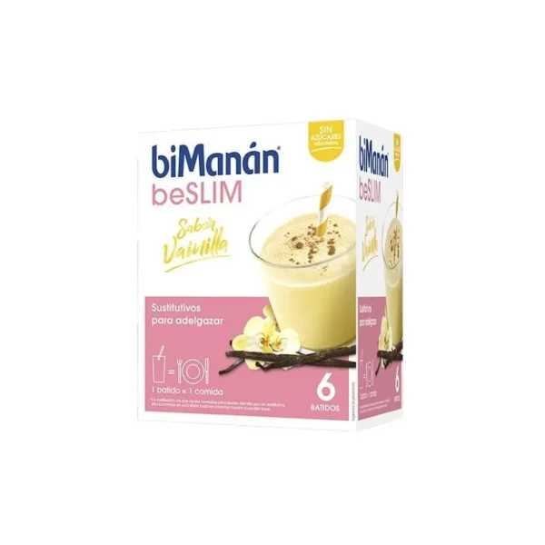 Bimanán Beslim batido de Baunilha 6 Saquetas - Image 2