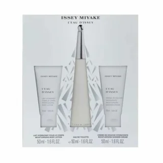 Issey Miyake L'Eau D'Issey Eau De Toilette Spray 50ml Set 3 Pieces