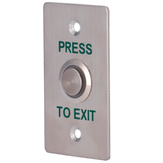 Safire Botão de libertação de porta Indicador LED - EXITBUTTON303-SLIM-LED