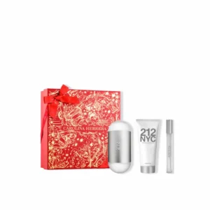 Carolina Herrera 212 Nyc Eau De Toilette Spray 100ml Set 3 Pieces