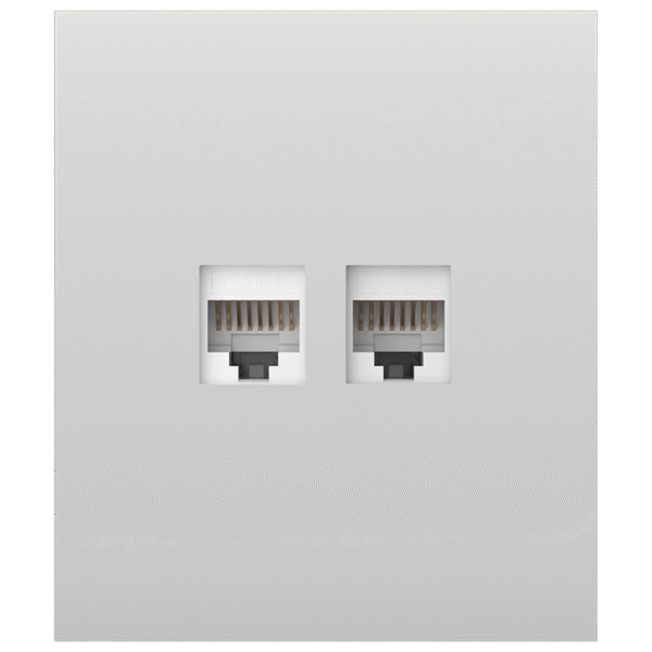 Tampa central para tomada Ethernet - AJ-CENTERCOVER-LAN-W