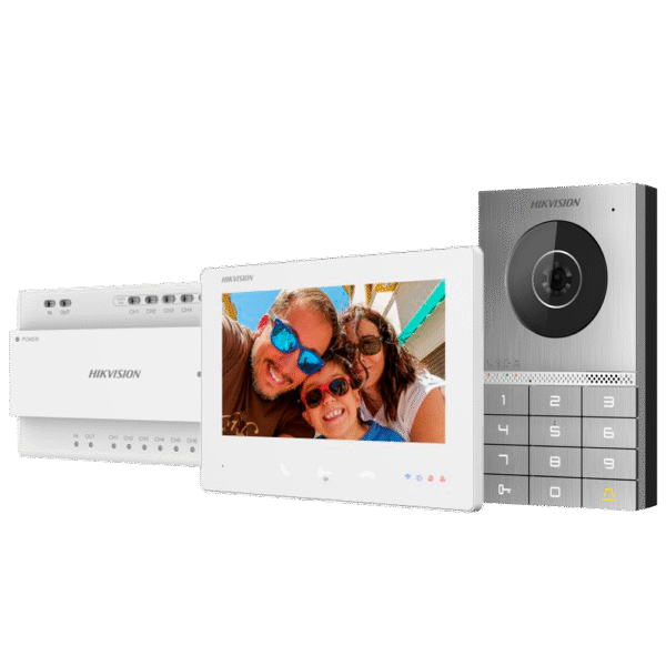 Kit de vídeoportero con dos relés - DS-KIS706EY