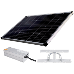 Sistema autónomo de fornecimento de energia para CCTV - SF-SOLARKIT-BATT-1280WH