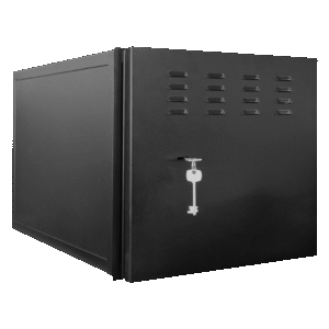 Caixa metálica fechada para DVR - LOCKBOX-6U-SL