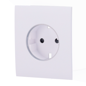 Ajax Tampa frontal central para ficha inteligente tipo F - AJ-CENTERCOVER-SMART-W