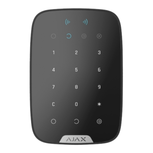 Ajax Teclado de Segurança Independente Wireless c/ Leitor Preto - AJ-KEYPADPLUS-B