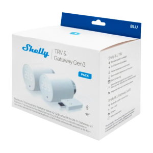 Shelly BLU TRV x2 + Shelly Blu Gateway Gen3 - SH-BLU-TRVX2-SH-BLU-GATEWAY-GEN3