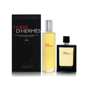 Terre D'hermes Eau De Perfume Spray Refillable 30ml Set 2 Pieces