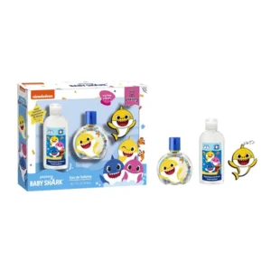 Cartoon Baby Shark Eau De Toilette Spray 50ml Set 3 Pieces