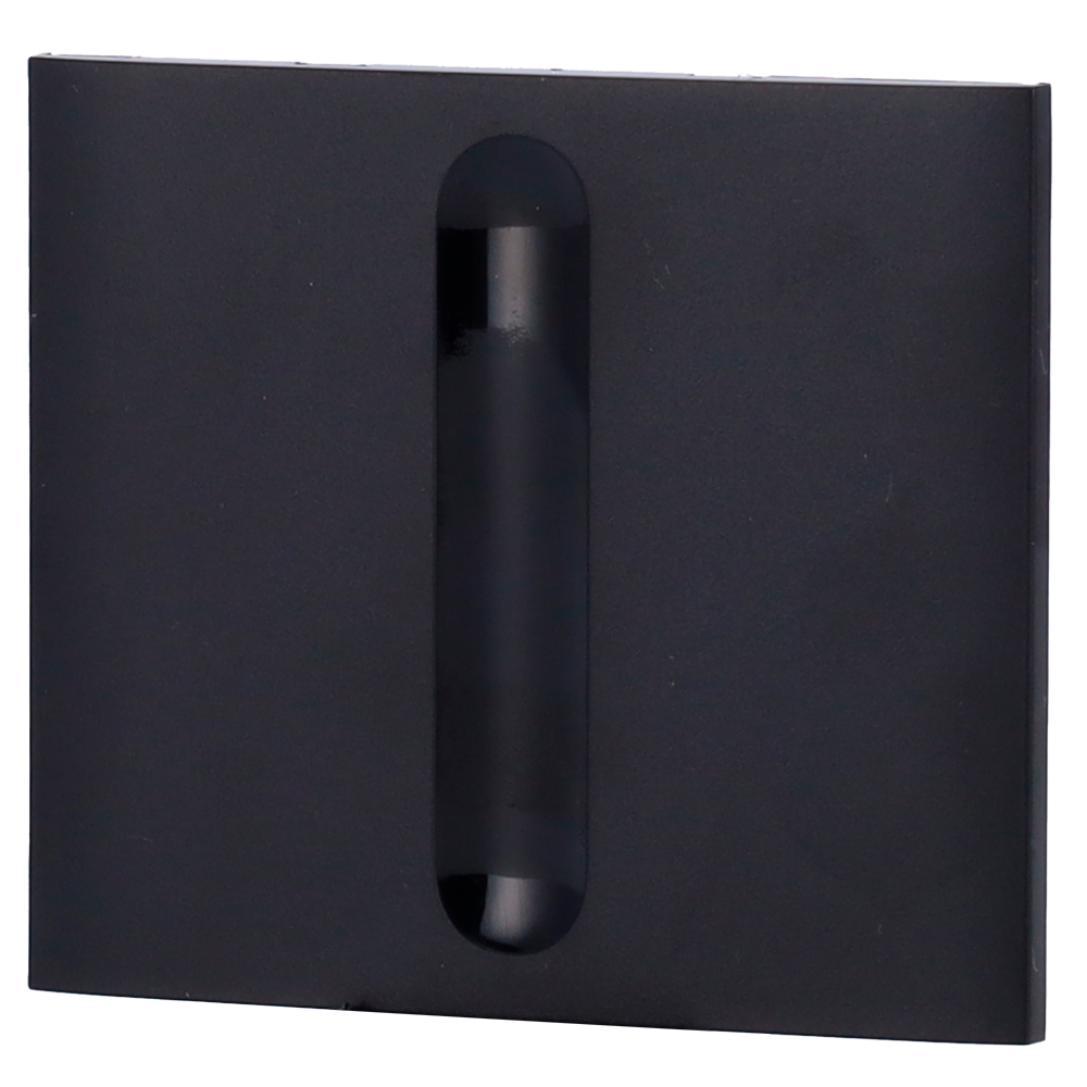 Painel tátil para interrutor de luz regulável - Compatível com AJ-LIGHTCORE-DIMMER-VERT - Retroiluminação LED - Painel central de toque sem contacto - Cor preto - Ajax - LightSwitch CenterButton (Dimmer)Vertical