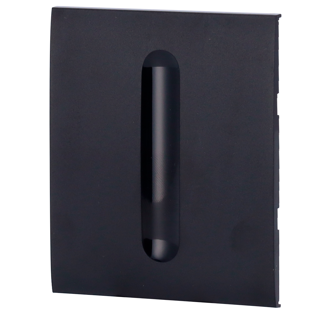 Painel tátil para interrutor de luz regulável - Compatível com AJ-LIGHTCORE-DIMMER - Retroiluminação LED - Painel central de toque sem contacto - Cor preto - Ajax - LightSwitch CenterButton (Dimmer)