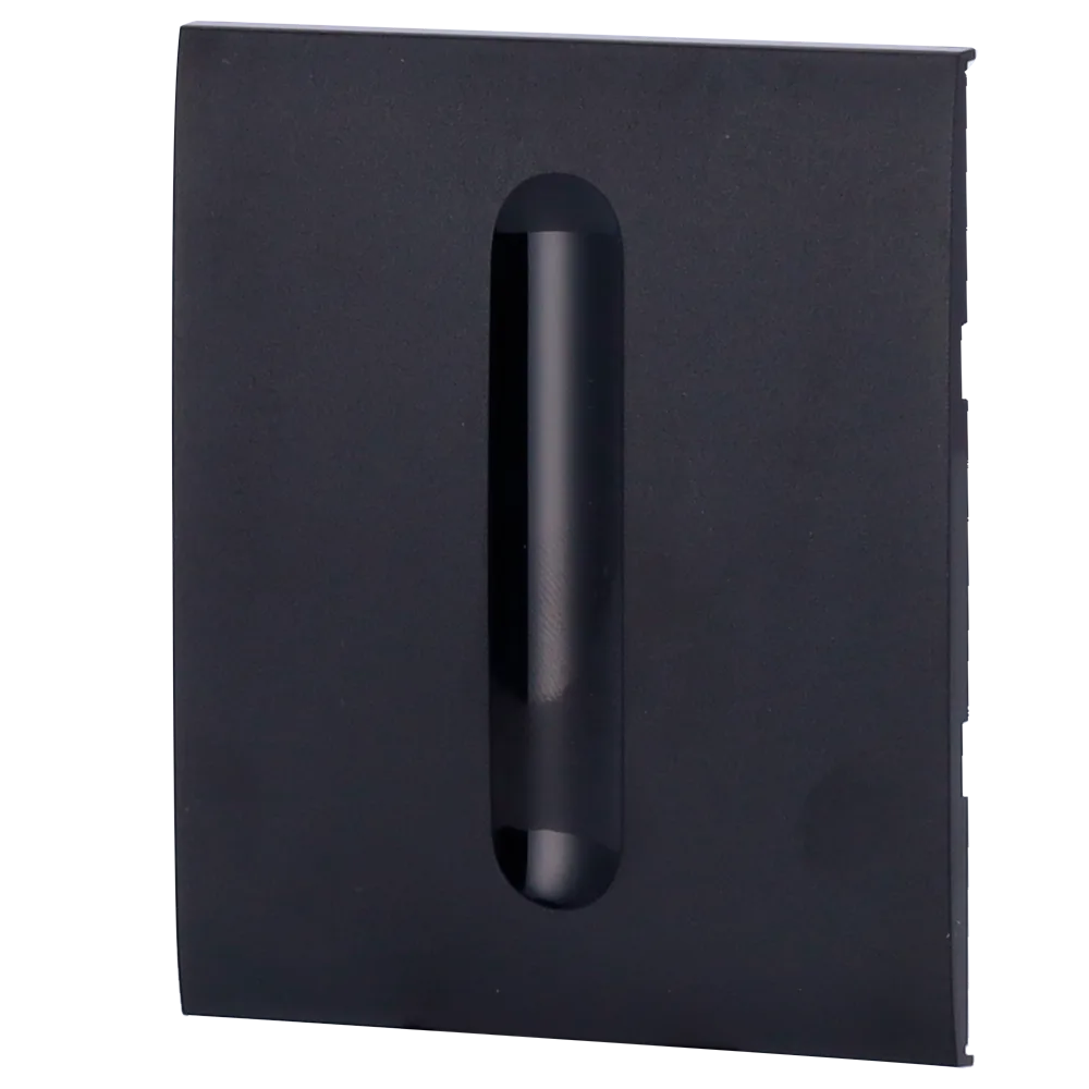Painel tátil para interrutor de luz regulável - Compatível com AJ-LIGHTCORE-DIMMER - Retroiluminação LED - Painel central de toque sem contacto - Cor preto - Ajax - LightSwitch CenterButton (Dimmer)