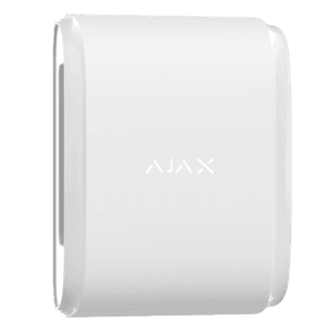 Caixa para detetor de cortina dupla exterior - AJ-DUALCURTAINOUTDOOR-W - Fácil instalação - Inclui SmartBracket - Plástico ABS - Cor branco