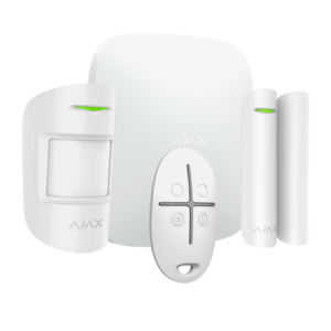 Kit de alarme profissional - Certificado Grau 2 - Comunicação Ethernet e GPRS - Sem fios 868 MHz Jeweller - Até 100 entradas sem fios - App para smartphone e Software PC