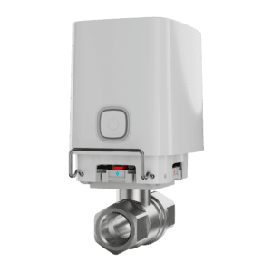 Válvula solenoide de fecho da água - Válvula Bonomi de 3/4" (DN 20)) - Compatível com tubagens de água quente e fria - Fecho da válvula em menos de 5 segundos - Suporta cenários de automatização - Fonte de alimentação 4 baterias CR123A ou a 7