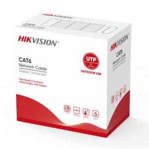 Hikvision cabo UTP categoria 6 - DS-1LN6OUTPE black 305m