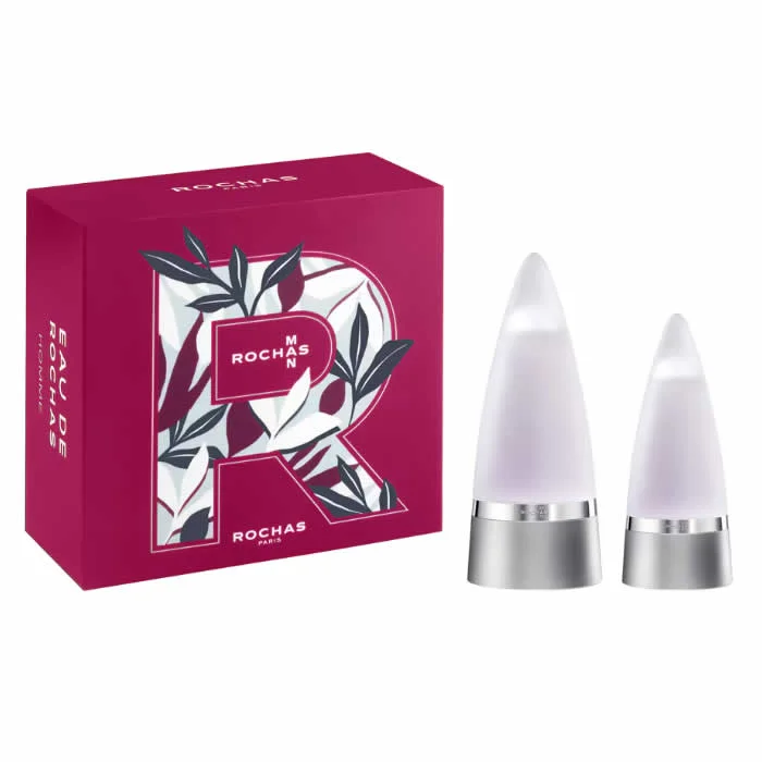 Perfume - Rochas Man Eau De Toilette Spray 100ml Set 2 Pieces da marca - ROCHAS