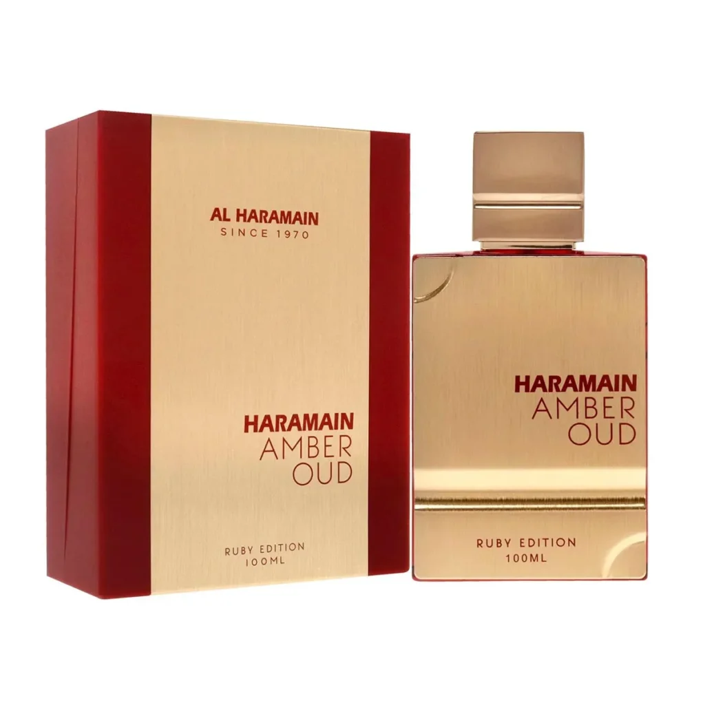Perfume - Al Haramain Amber Oud Ruby Edition Ep 100 Vp Unisex Distribuidor da marca - AL HARAMAIN