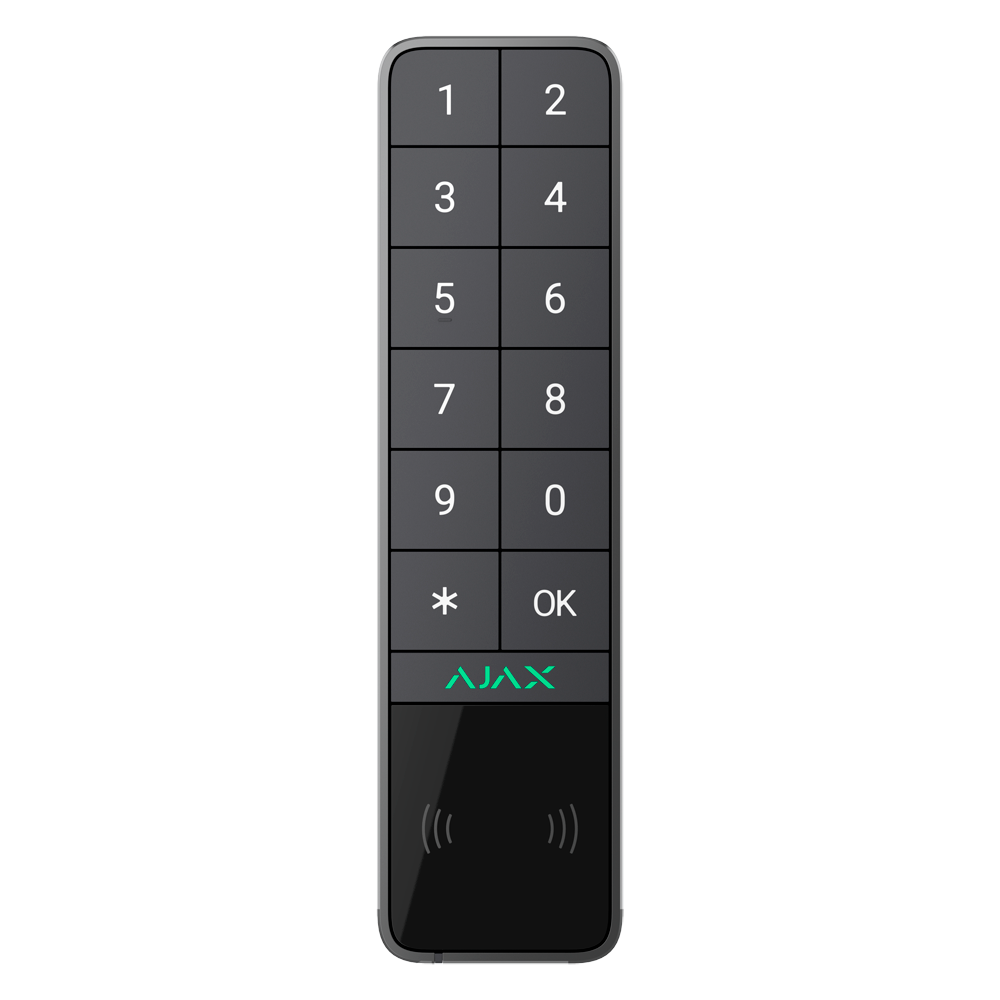 Teclado para exterior IP66/IK08 com leitor RFID - Ativação/desativação total ou em grupo - Autenticação: códigos