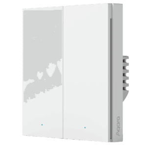 1x Interruptor de parede inteligente Aqara H1 (sem neutro, 2 canais) - AQ-WS-EUK02