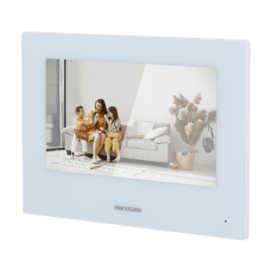 Monitor de entrada de vídeo para portas interiores da Hikvision - DS-KH6320-WTE1-W