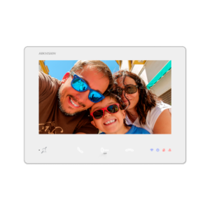 Monitor de entrada de vídeo para portas interiores da Hikvision - DS-KH7300EY-TIE2/White