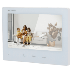Monitor de entrada de vídeo para portas interiores da Hikvision - DS-KH7300EY-WTE2/White