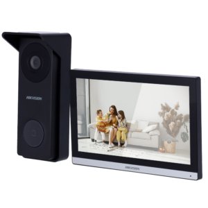 Painel de entrada de porta de vídeo externo Hikvision para instalação de superfície - DS-KIS313-P(B)