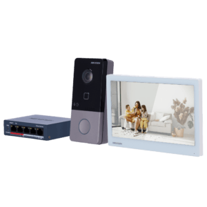 Painel de entrada de porta de vídeo externo Hikvision para instalação de superfície - DS-KIS607-S