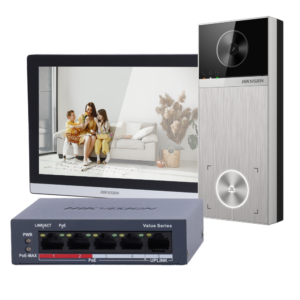 Painel de entrada de porta de vídeo externo Hikvision para instalação de superfície - DS-KIS611-S