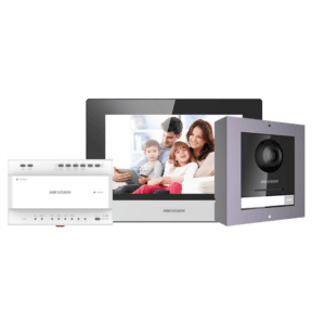 Painel de entrada de porta de vídeo externo Hikvision para instalação de superfície - DS-KIS702Y