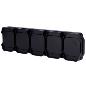 Base plástica para 5 localizadores - QL-GL521MG-CK-STATION