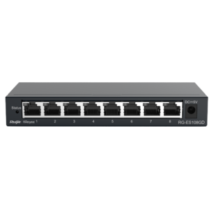 1 x Switch Gigabit Metálico RG-ES108GD - RG-ES108GD