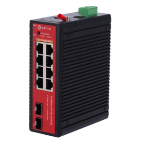 1x Switch Industrial Gerenciável L2+ SF-SWI8GE2SFP-2BT-360W-DIN - SF-SWI8GE2SFP-2BT-360W-DIN