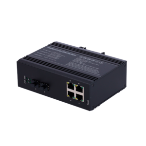 Switch PoE Marca Branca - SW0604HIPOE-MGF-120-DIN