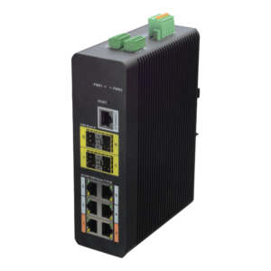 1x Switch Industrial L2 XS-SW1006HIPOE-MFG-120-DIN - XS-SW1006HIPOE-MFG-120-DIN