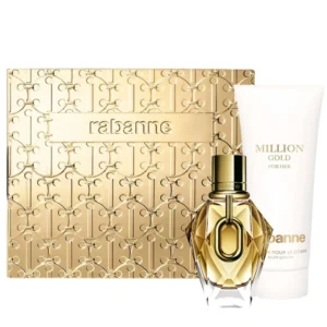 Perfume - Paco Rabanne One Million Gold Eau De Parfum 50ml Spray Locion Corporal Perfumada 100ml da marca - PACO RABANNE
