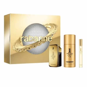 Paco Rabanne 1 Million Eau De Toilette Spray 50ml Set 3 Pieces