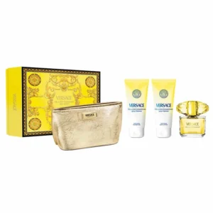 Versace Yellow Diamond Pour Femme Eau De Toilette Spray 90ml Set 4 Pieces