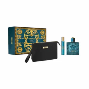 Versace Eros Pour Homme Eau De Parfum Spray 100ml Set 3 Pieces