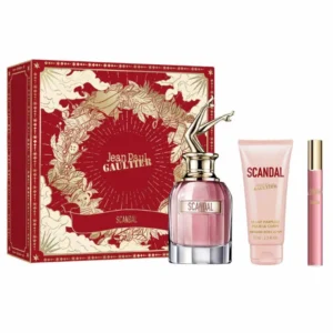 Jean Paul Gaultier Scandal Eau De Parfum Spray 80ml Set 3 Pieces