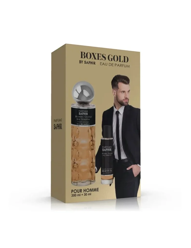 Perfume - Saphir Boxes Gold Edp Spray 200ml 30ml Sets da marca - SAPHIR