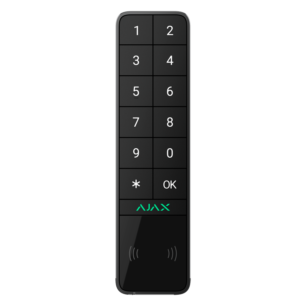 Teclado para exterior IP66/IK08 com leitor RFID - Ativação/desativação total ou em grupo - Autenticação: códigos